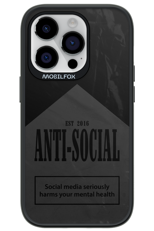 ANTI-SOCIAL (BLVCK) 2.0 - Apple iPhone 14 Pro