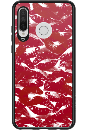 Burgundy and Kiss 2.0 - Huawei P30 Lite