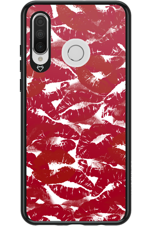 Burgundy and Kiss 2.0 - Huawei P30 Lite