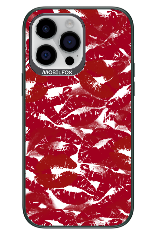 Burgundy and Kiss 2.0 - Apple iPhone 14 Pro Max