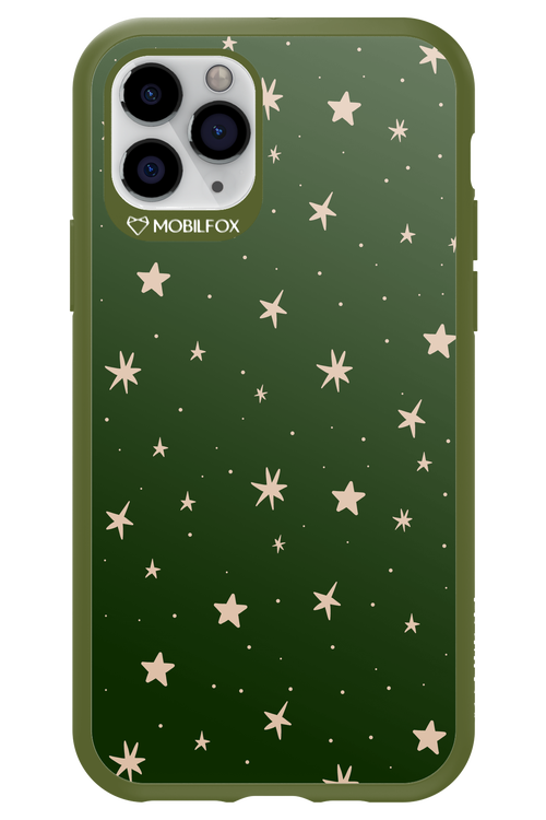 Forest Green Stars - Apple iPhone 11 Pro