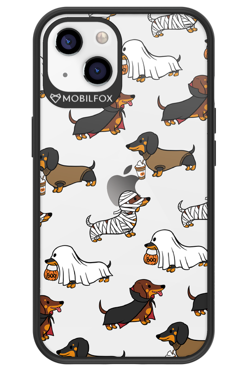 Scary Dachshund (Transparent) - Apple iPhone 13