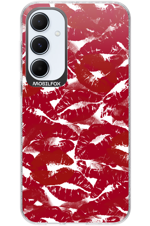 Burgundy and Kiss 2.0 - Samsung Galaxy A55