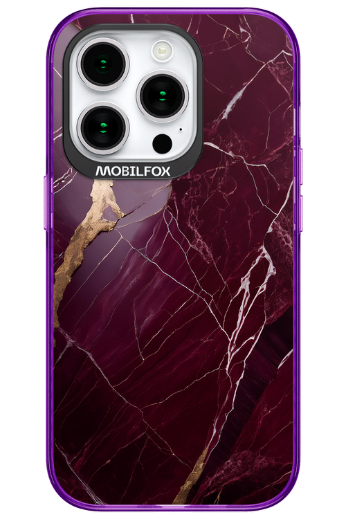 Burgundy Marble 2.0 - Apple iPhone 15 Pro