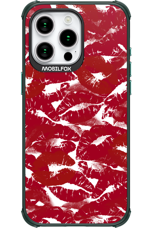 Burgundy and Kiss 2.0 - Apple iPhone 15 Pro Max