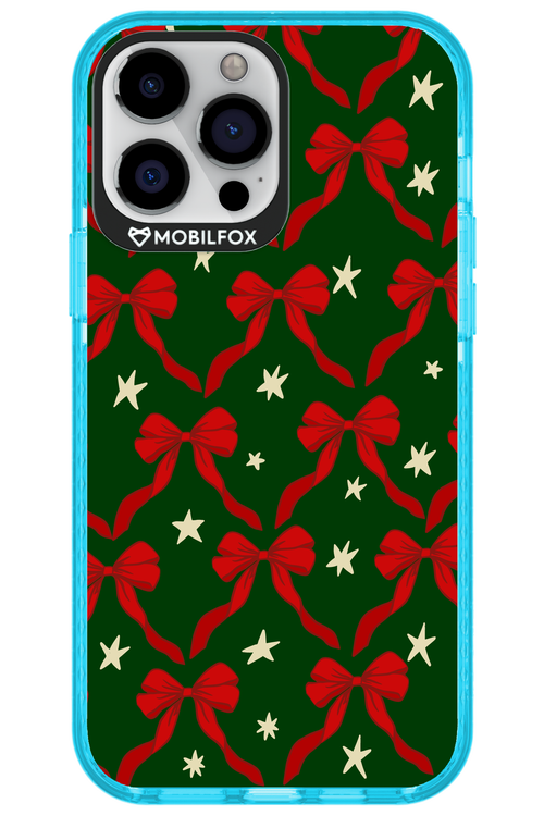 Bow & Stars (Green) - Apple iPhone 13 Pro Max