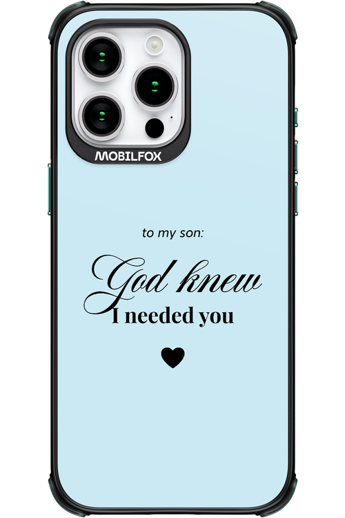 To My Son 2.0 - Apple iPhone 15 Pro Max
