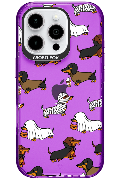 Scary Dachshund (Transparent) - Apple iPhone 16 Pro