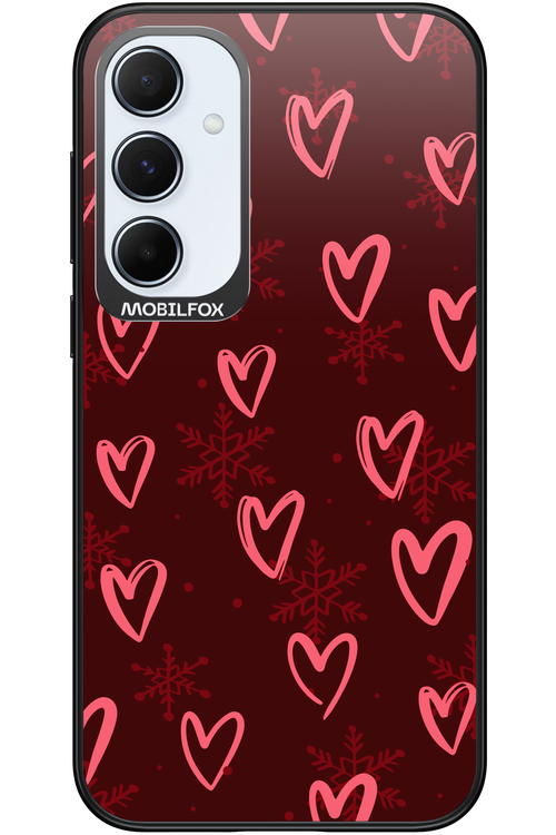 Christmas Hearts - Samsung Galaxy A55