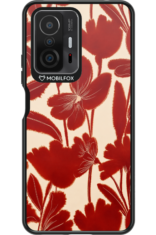 Burgundy Flowers 2.0 - Xiaomi Mi 11T