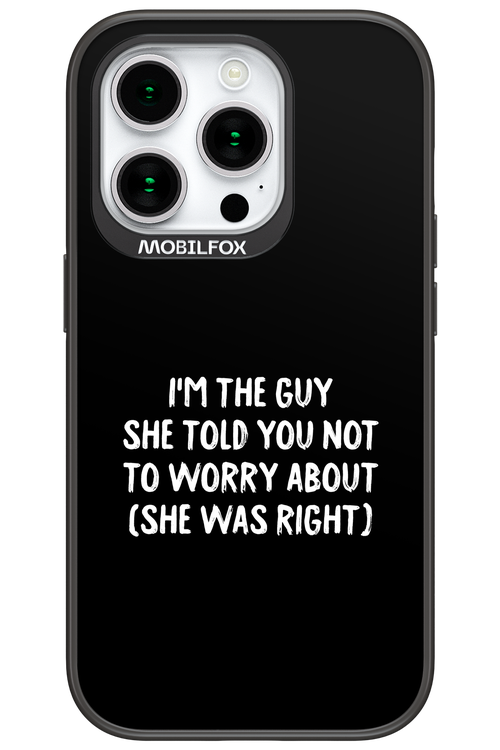 She was right 2.0 - Apple iPhone 15 Pro