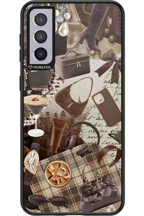 Brown Love - Samsung Galaxy S21+