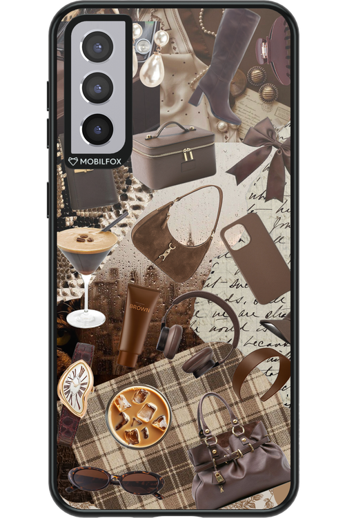 Brown Love - Samsung Galaxy S21+