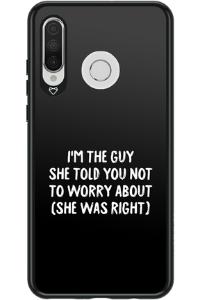 She was right - Huawei P30 Lite