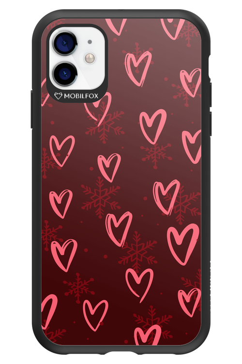 Christmas Hearts - Apple iPhone 11