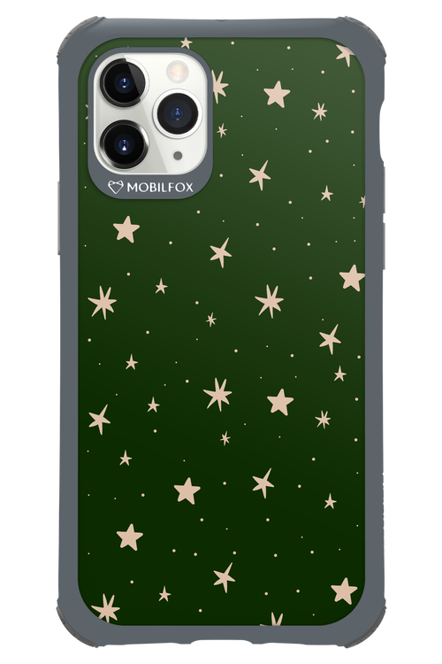 Forest Green Stars - Apple iPhone 11 Pro