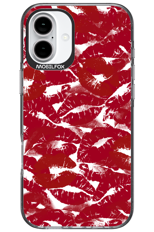 Burgundy and Kiss - Apple iPhone 16 Plus