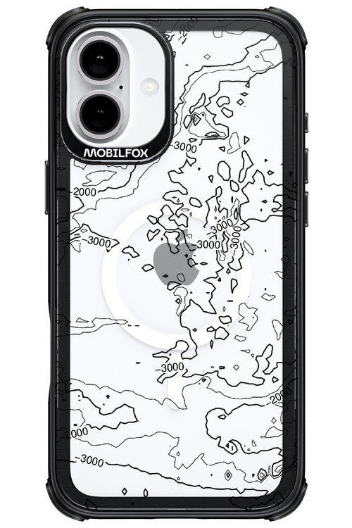 Contour Map - Apple iPhone 16 Plus