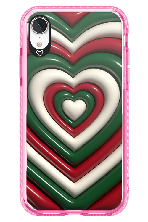 XMAS Hearts - Apple iPhone XR