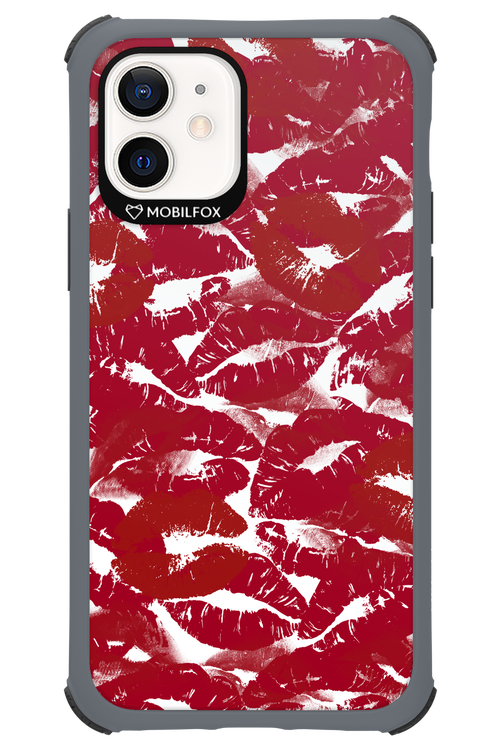 Burgundy and Kiss 2.0 - Apple iPhone 12
