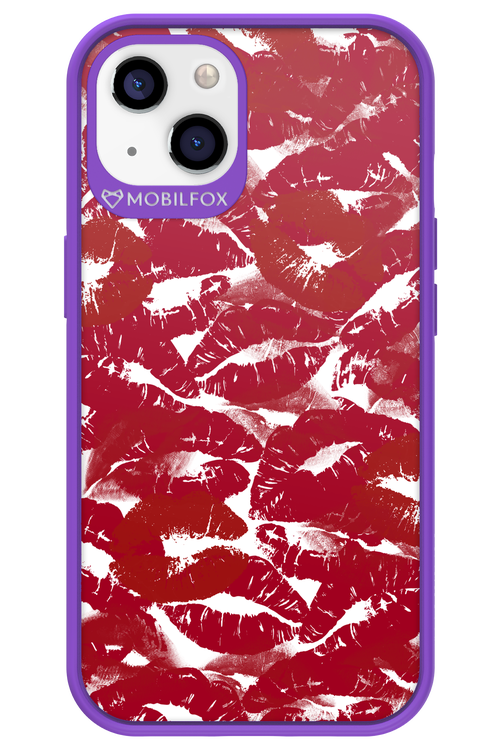 Burgundy and Kiss 2.0 - Apple iPhone 13
