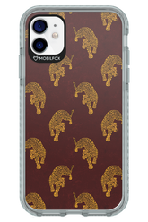 Burgundy Leopard Pattern - Apple iPhone 11