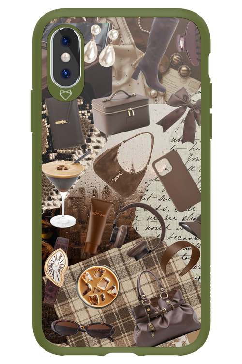 Brown Love - Apple iPhone XS