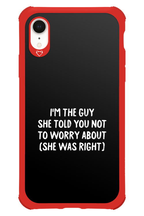 She was right 2.0 - Apple iPhone XR
