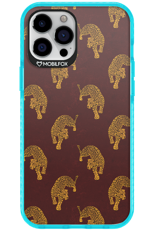 Burgundy Leopard Pattern - Apple iPhone 12 Pro Max