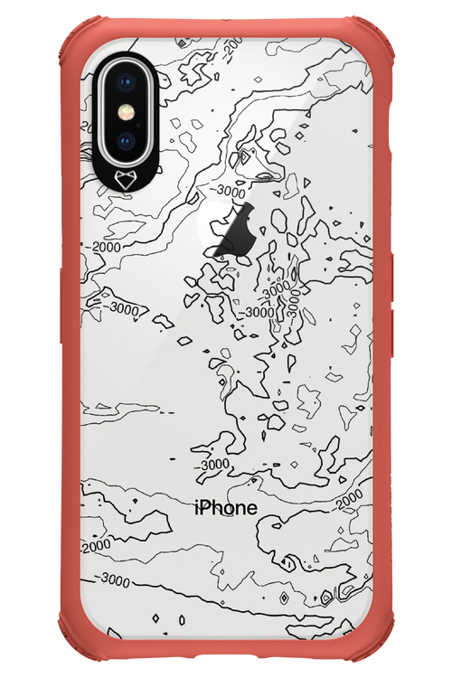 Contour Map 2.0 - Apple iPhone X