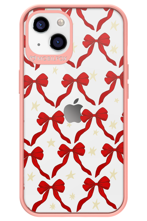 Bow & Stars (Transparent) - Apple iPhone 13