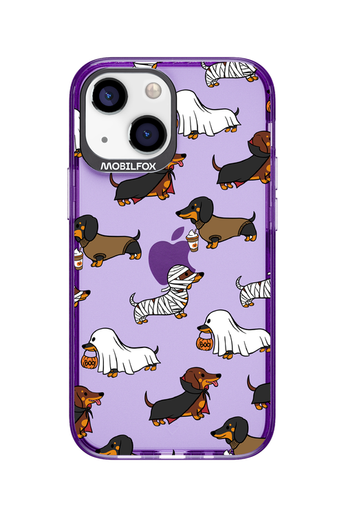 Scary Dachshund (Transparent) - Apple iPhone 13 Mini