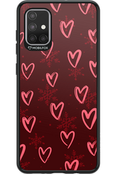 Christmas Hearts - Samsung Galaxy A71