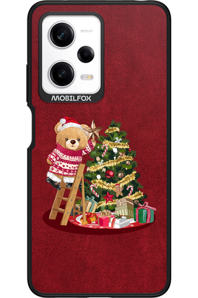 Christmas Bear (Burgundy) - Xiaomi Redmi Note 12 Pro 5G