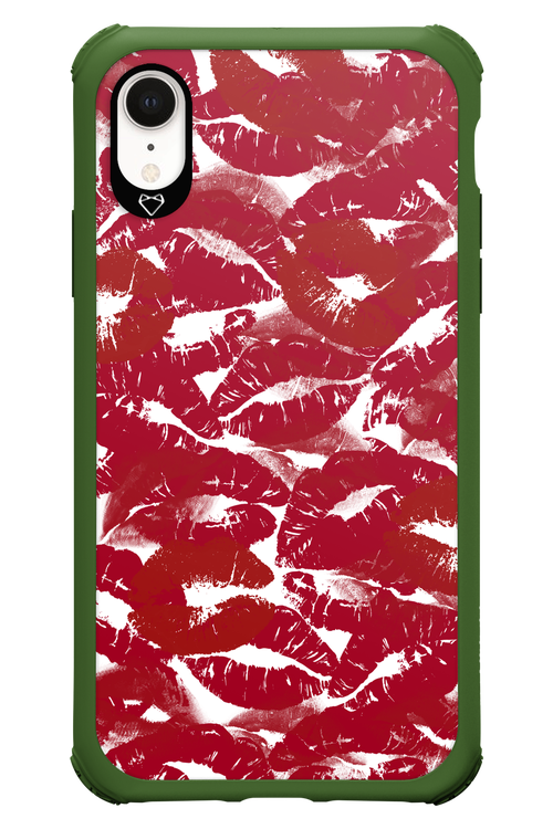 Burgundy and Kiss 2.0 - Apple iPhone XR