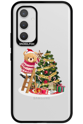 Christmas Bear (Transparent) - Samsung Galaxy A54