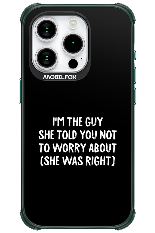 She was right 2.0 - Apple iPhone 15 Pro
