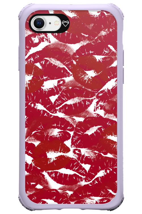 Burgundy and Kiss - Apple iPhone SE 2022