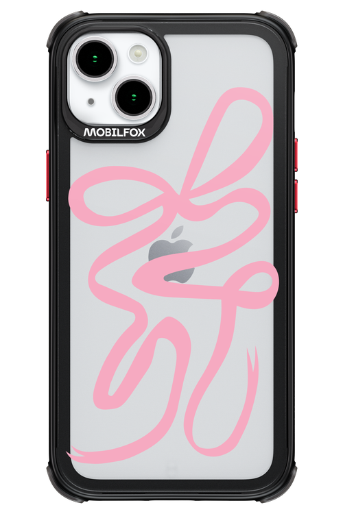 Pink Bow - Apple iPhone 15 Plus