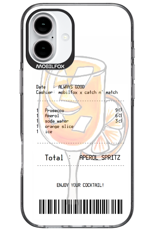 aperol spritz cocktail - Apple iPhone 16 Plus