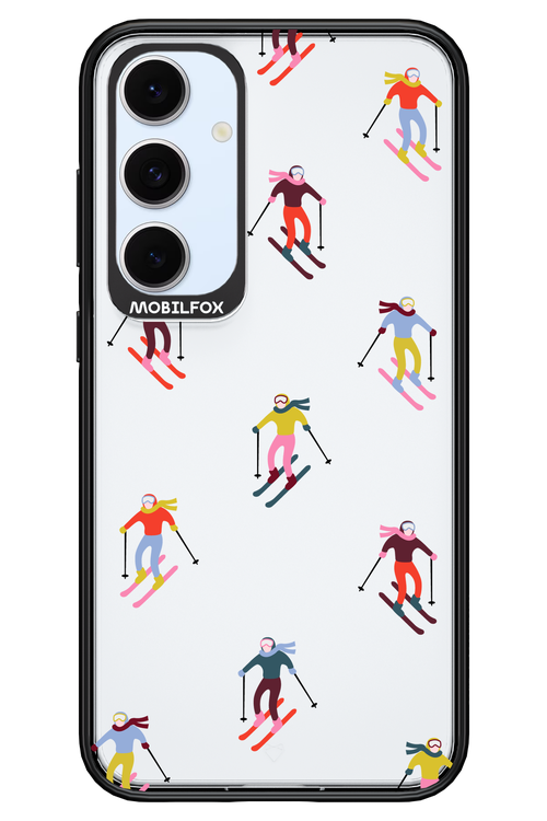 Snow Motion (Transparent) - Samsung S24 FE