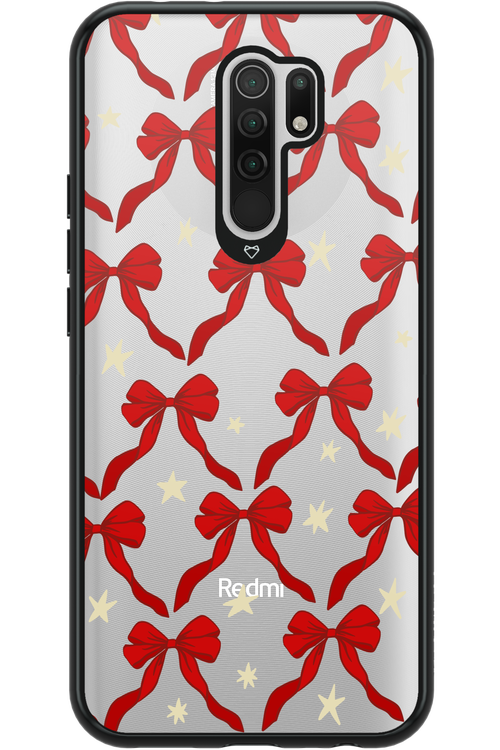 Bow & Stars (Transparent) - Xiaomi Redmi 9