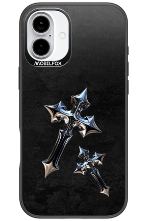 Chrome Crosses - Apple iPhone 16 Plus