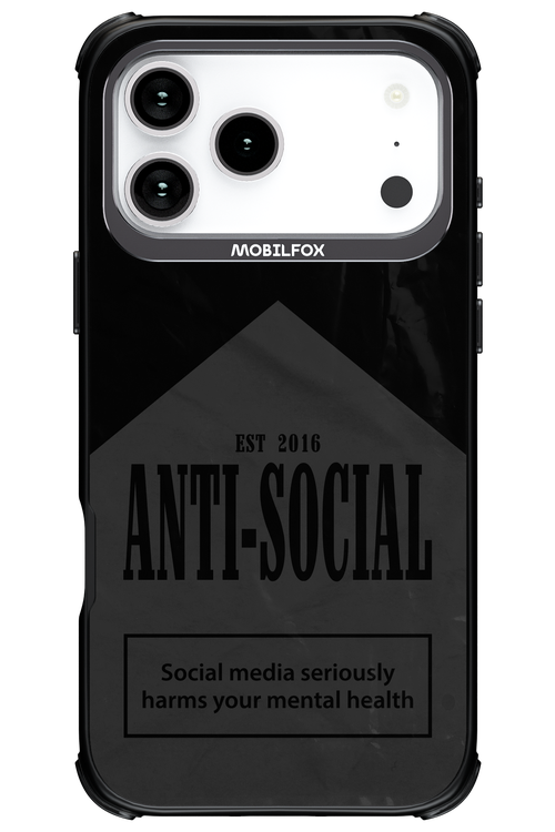 ANTI-SOCIAL (BLVCK) 2.0 - Apple iPhone 17 Pro Max