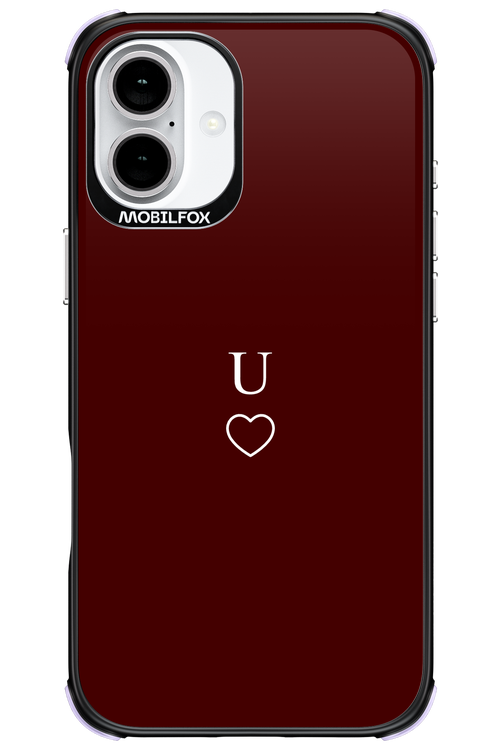 U Burgundia 2.0 - Apple iPhone 16 Plus