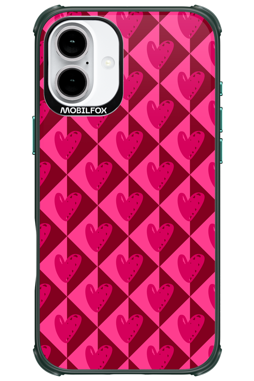 Holiday Heartss - Apple iPhone 16 Plus