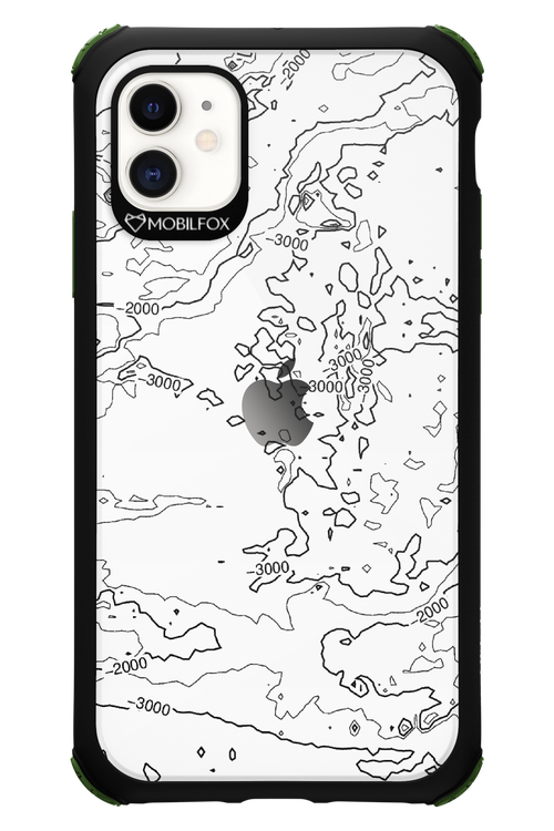 Contour Map - Apple iPhone 11