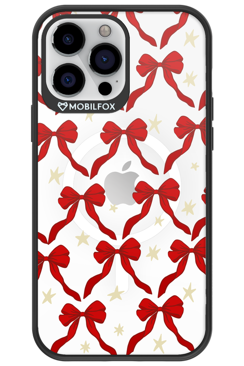 Bow & Stars (Transparent) - Apple iPhone 13 Pro Max