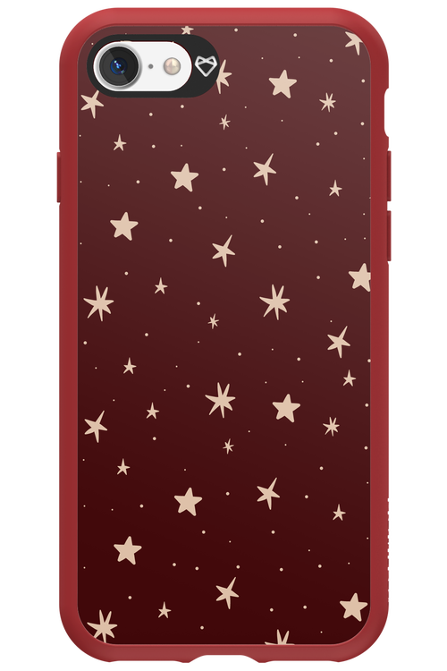 Burgundy Stars - Apple iPhone 7