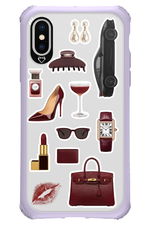 Classy Burgundy - Apple iPhone X